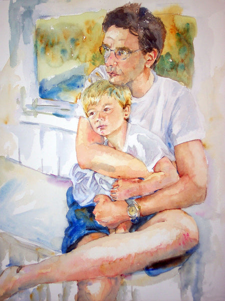 Custom Watercolor Family Portrait