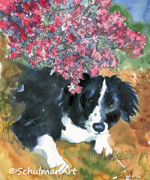 Custom Watercolor Dog Portrait