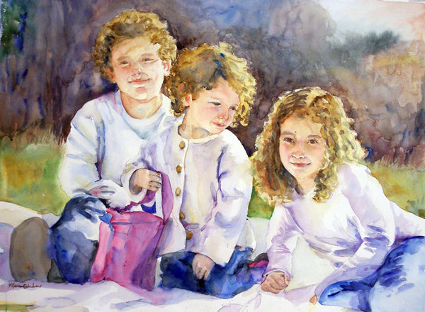 Custom Watercolor Family Portrait