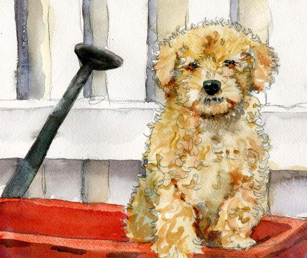 Custom Watercolor Dog Portrait