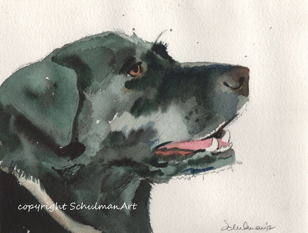 Custom Watercolor Dog Portrait