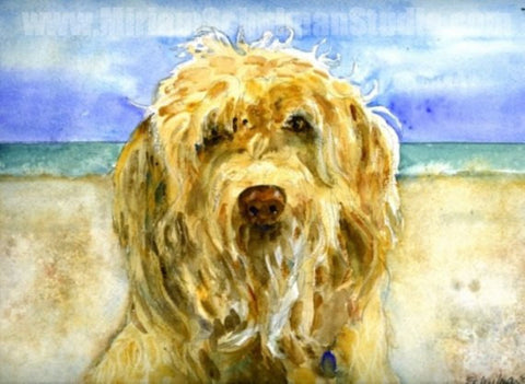Custom Watercolor Dog Portrait