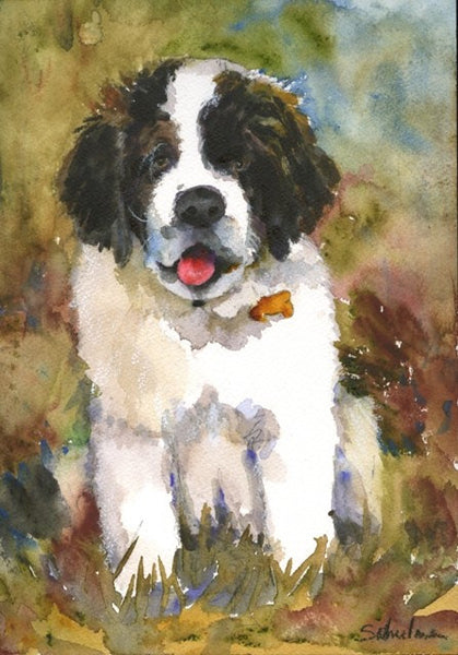 Custom Watercolor Dog Portrait