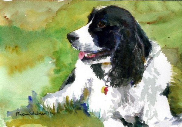 Custom Watercolor Dog Portrait