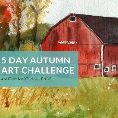 5 Day Autumn Art Challenge #AutumnArtChallenge