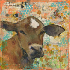 Baleful Eyes, Original Mixed Media Art